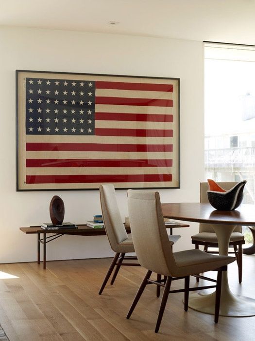 gorgeous framed American fl
