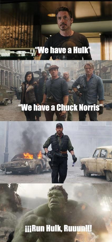 Hulk vs. Chuck Norris