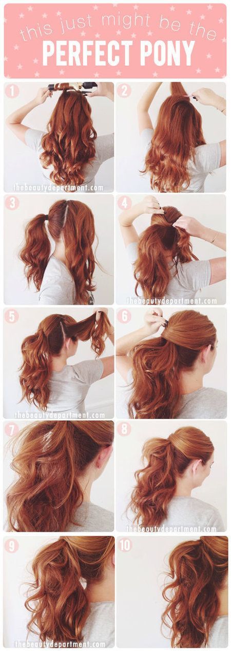 Lucy Hales VMA Ponytail tutorial #thebeautydepartment #hairstyle