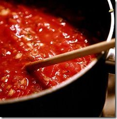 spaghetti sauce – using canned tomatoes, this was an excellent sauce, tasted better then jar