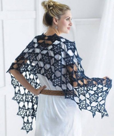 Star shawl (from Crochet So