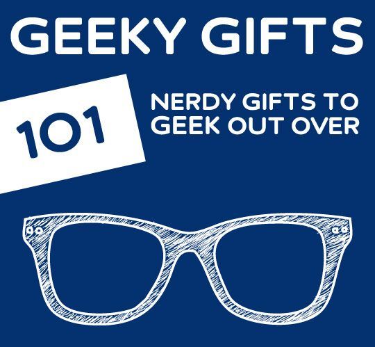 The BEST list for geeky gift ideas. Seriously, if you have even an ounce of geek in you, you need to check this