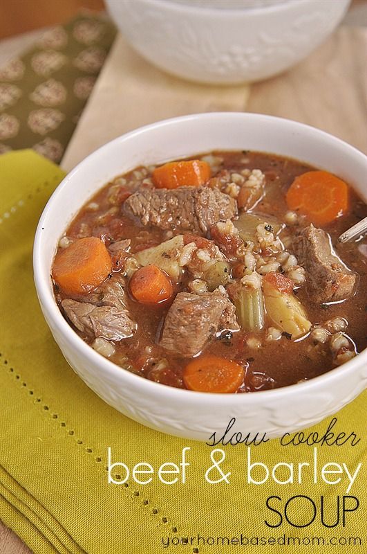 This slow cooker beef and b