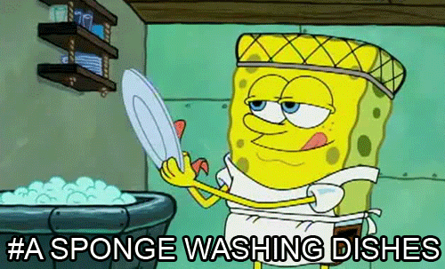 When Spongebob was doing th