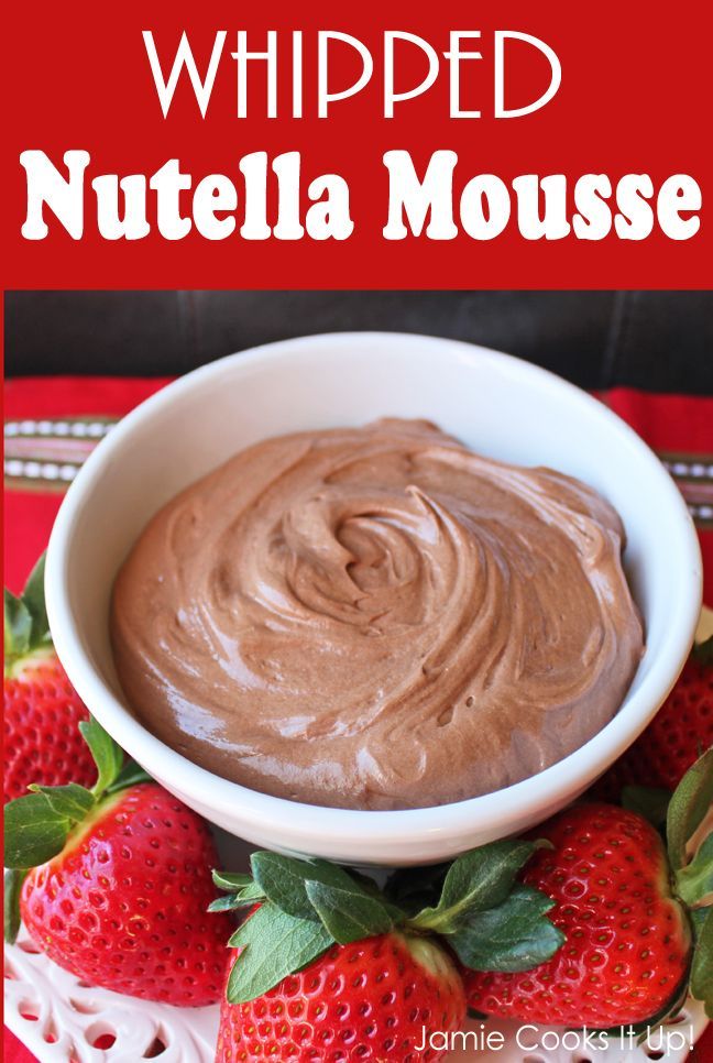 Whipped Nutella Mousse – su