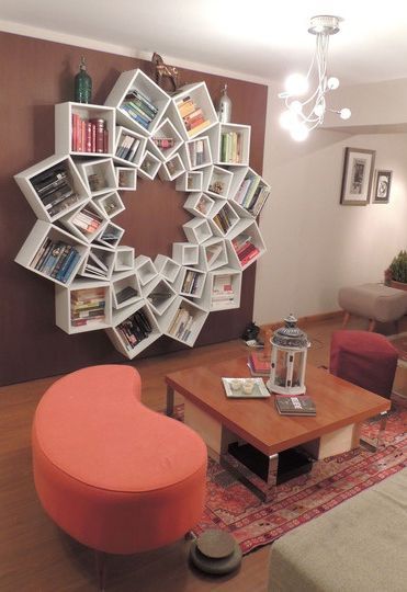 Wow! A book shelf out of sq