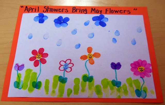 “April Showers Bring May Flowers” Funprint