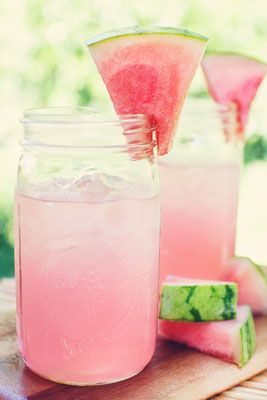 Blend chilled watermelon with coconut water, fresh lime and mint. Perfect pre-ceremony refresher for