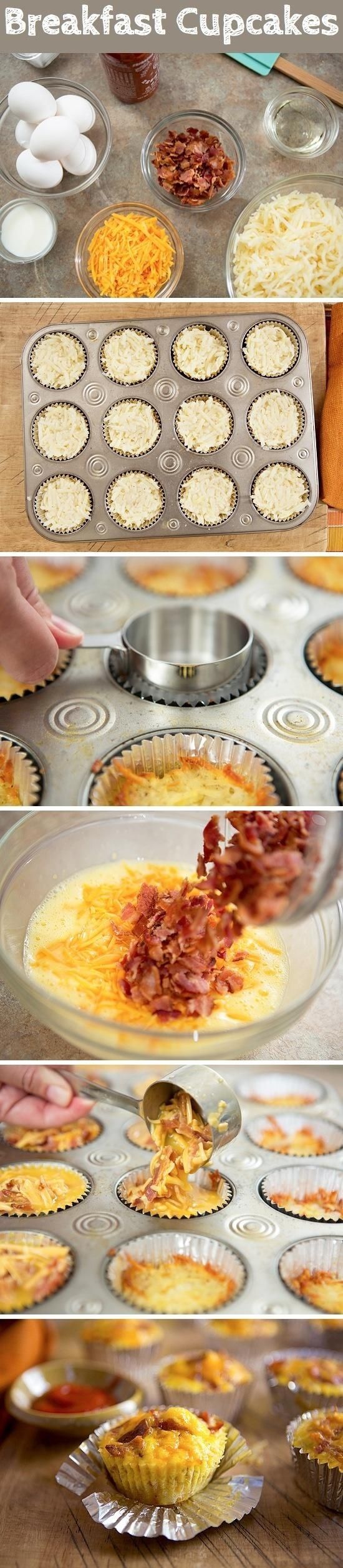 Breakfast Cupcakes–replace hashbrowns with cauliflower?