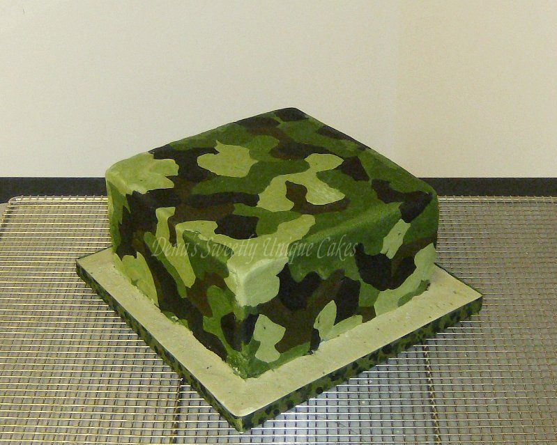 camouflage cake ideas | How