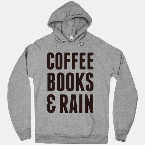 Coffee books & rain! Perfec