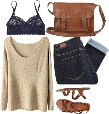 Comfy casual fall fashion… all this needs is a Baby-G