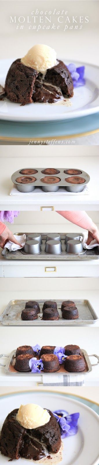 Easy Chocolate Molten Cakes