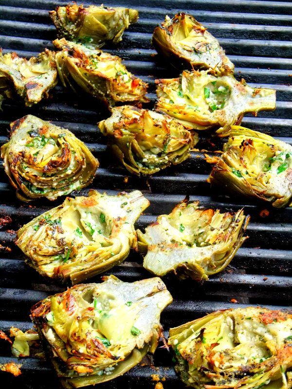 grilled artichokes. A very
