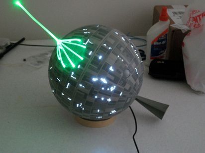 I need this!! I need this in my life and house!!! Death Star Christmas tree