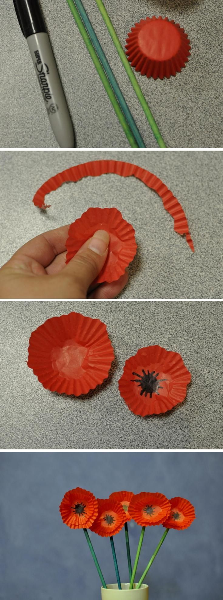 kids paper poppy craft – fo