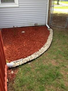Mow-over flower bed edging. Very easy to do at a very inexpensive cost ... -   Mow-over flower bed edging Ideas Collection