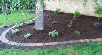 Mow-over Brick Flower Bed Edging -   Mow-over flower bed edging Ideas Collection
