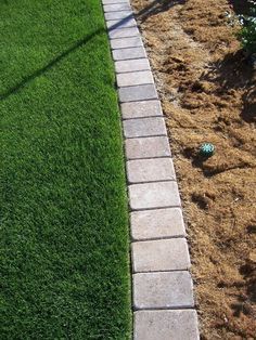 Plastic Lawn Edging, Lawn and Landscape Edging -   Mow-over flower bed edging Ideas Collection