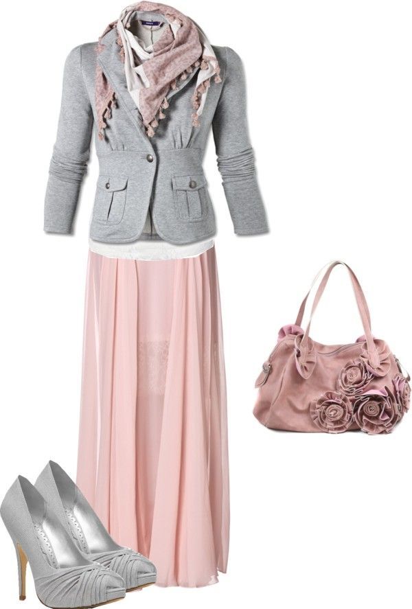 “pink, grey and white.” by