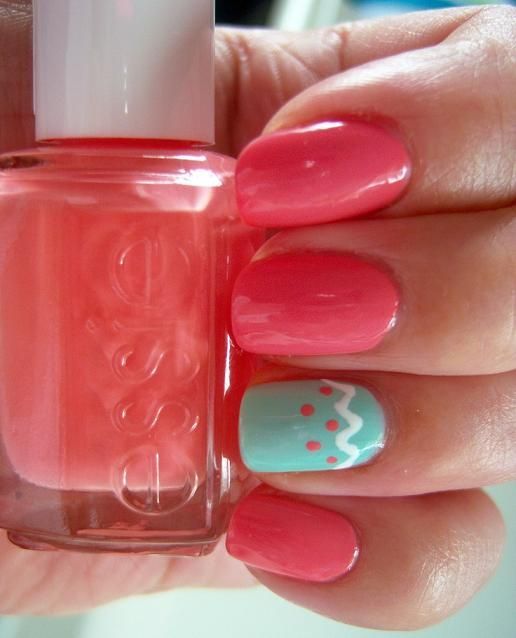 simple pink nails #pink #es