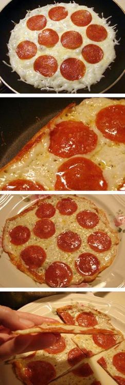 Skillet Pizza – Just toppings – no crust! OMG…I want this for dinner