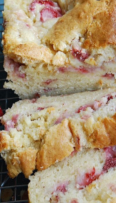 Strawberry Cream Cheese Bread sounds like the perfect dessert with a warm cup of coffee or tea!
