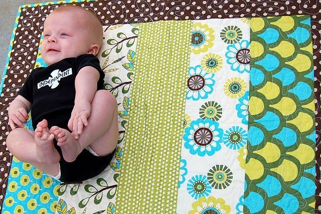 Tummy time quilts…great b