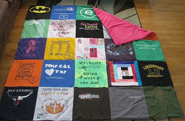 Upcycled T-Shirts DIY Quilt