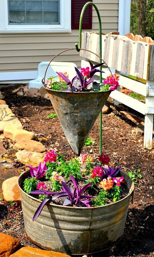 Vintage Container Gardening – Chaotically