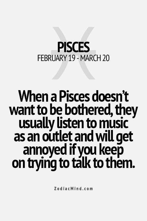 When a Pisces doesnt want t