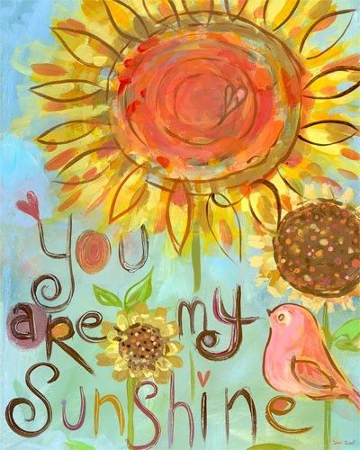 You Are My Sunshine Canvas