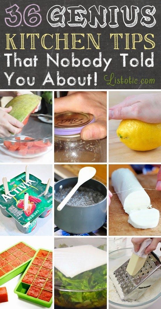 36 Kitchen Tips and Tricks That Nobody Told You