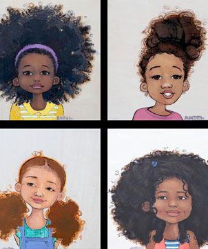 Artist Creates Naturally Beautiful Little Girls in