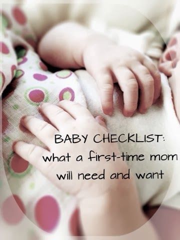 Baby Checklist: What a firs