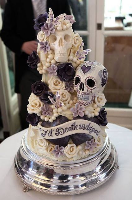 Beautiful Sugar Skull Cake
