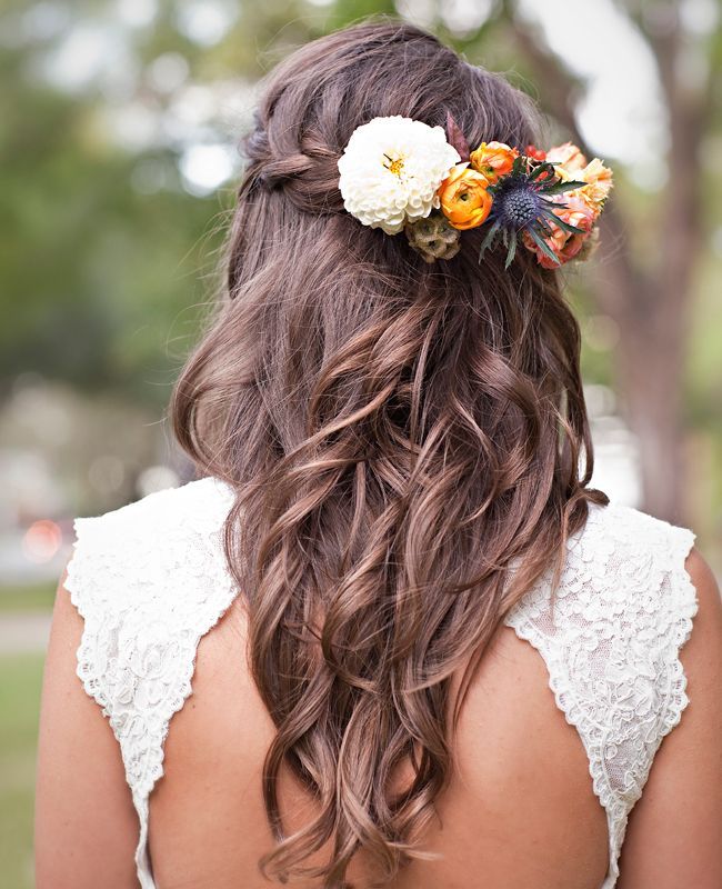 Fall wedding hair. Love this. I would probably require little smaller on the