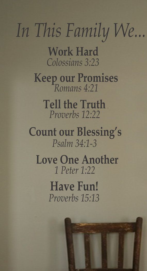 For the Home Inspirational Christian In This by ACDecalDesigns, $23.00 take out the family part and put it on my office walls at