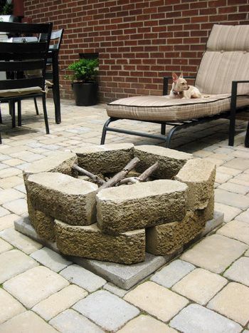 How to build a fire pit for