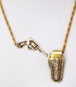 I would constantly say “pew! pew! pew!” while wearing this necklace,
