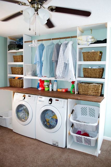 laundry room built-ins. Fabulous for the OCD wife! – for our new laundry