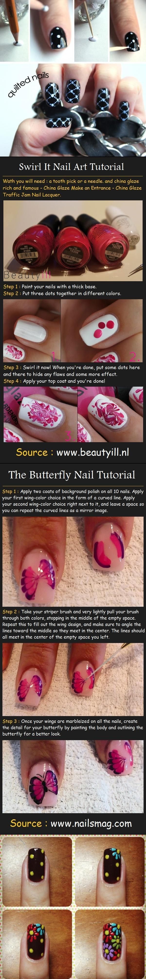 Lots of Nail Art Designs I love!!!    These are for the beginner with no special tools