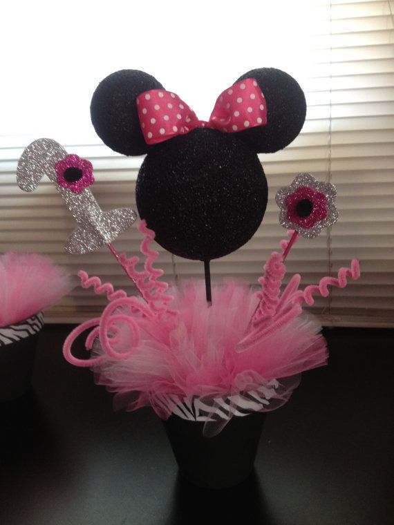 Minnie mouse centerpieces and goodie bags for any occasion by DKRT,