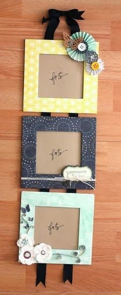 Picture frames! Would be ve