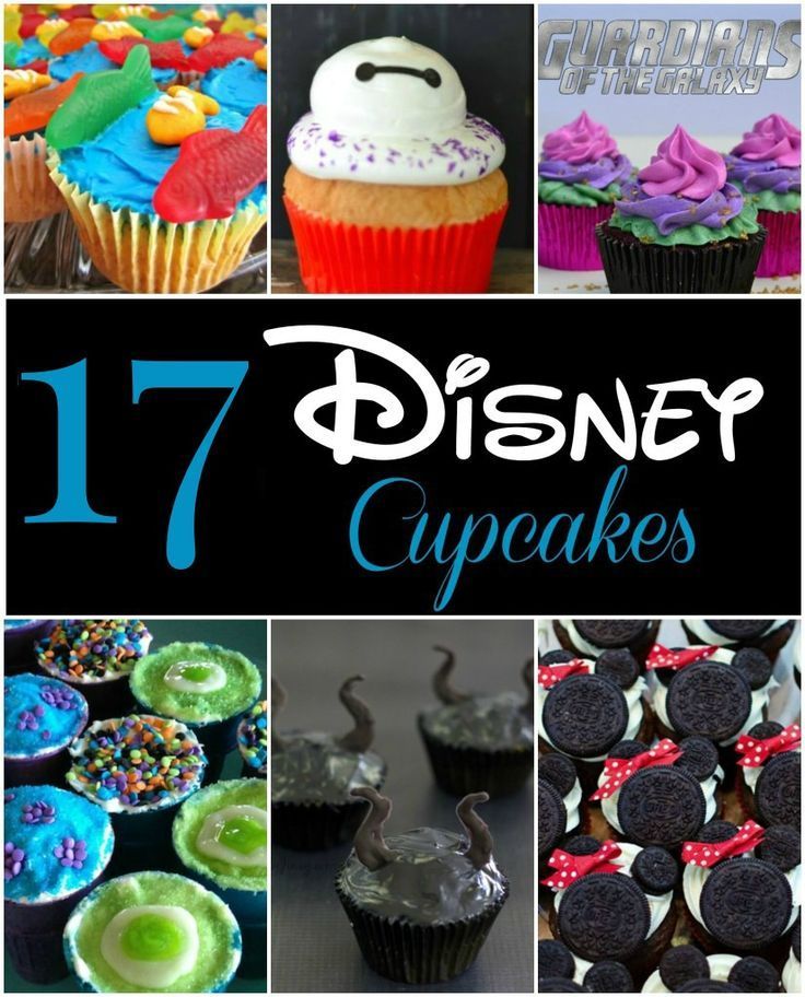 These Disney cupcakes are a