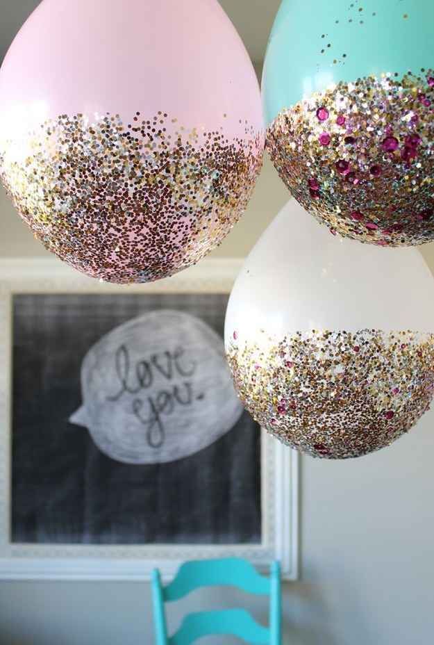 These glitter balloons coul
