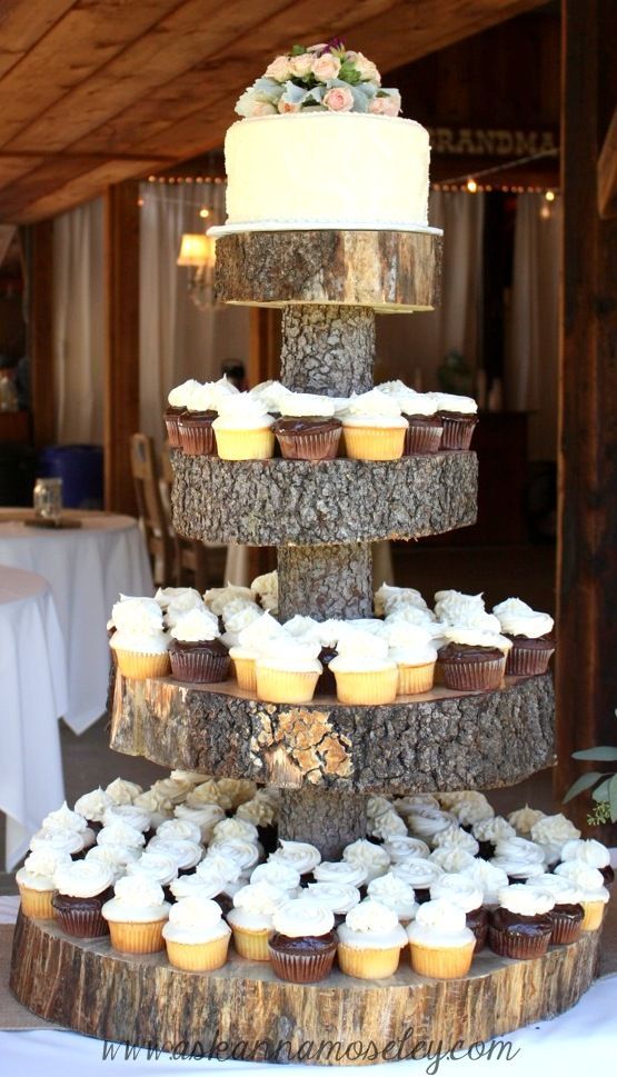 tree stump cake stand…thi