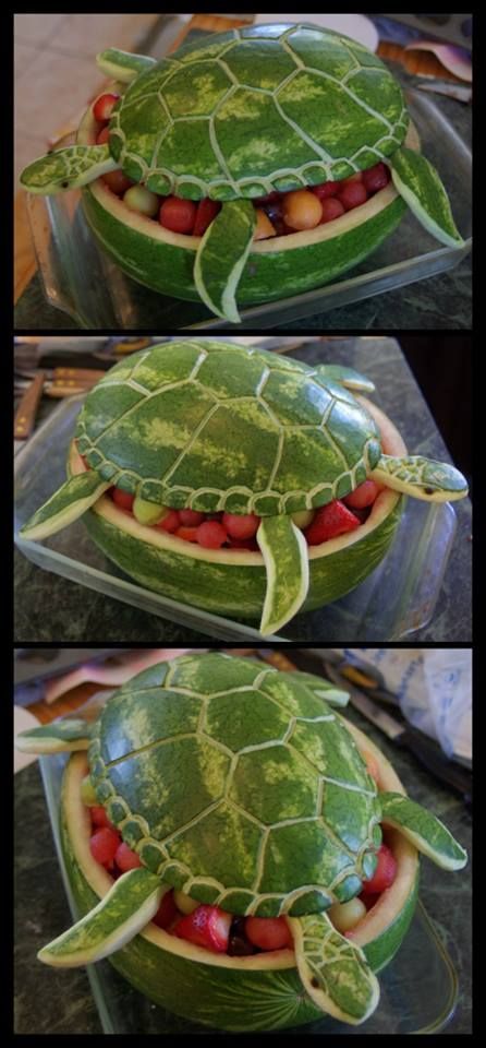 Watermelon turtle….goes with the under the ocean theme for Avas