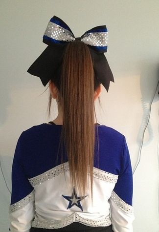 Your hair probably looked like this at games or competitions. | 35 Things Every Cheerleader Will Understand #cheer #cheerleader