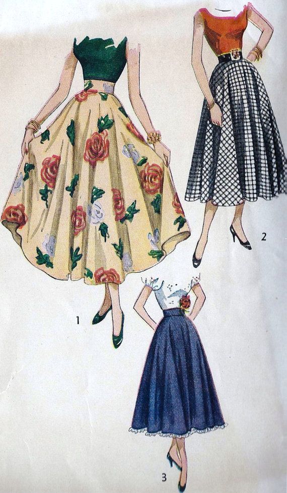 1940s Misses Skirt in Balle